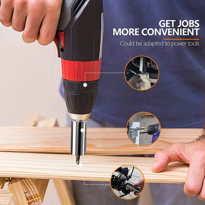 Llave Universal Ratchet con Adpatador para taladro