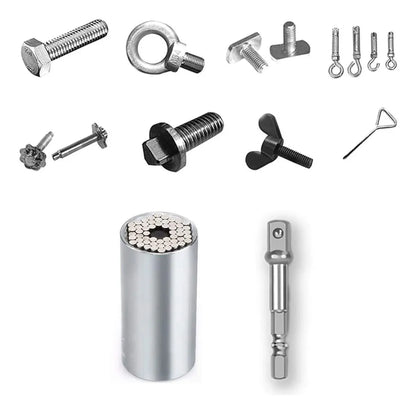 Llave Universal Ratchet con Adpatador para taladro