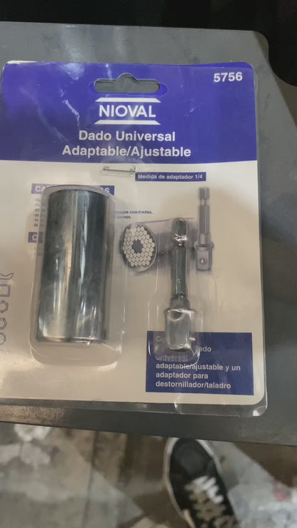 Llave Universal Ratchet con Adpatador para taladro